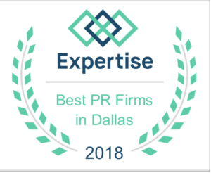 2018 Expertise Best PR Firm in Dallas Award