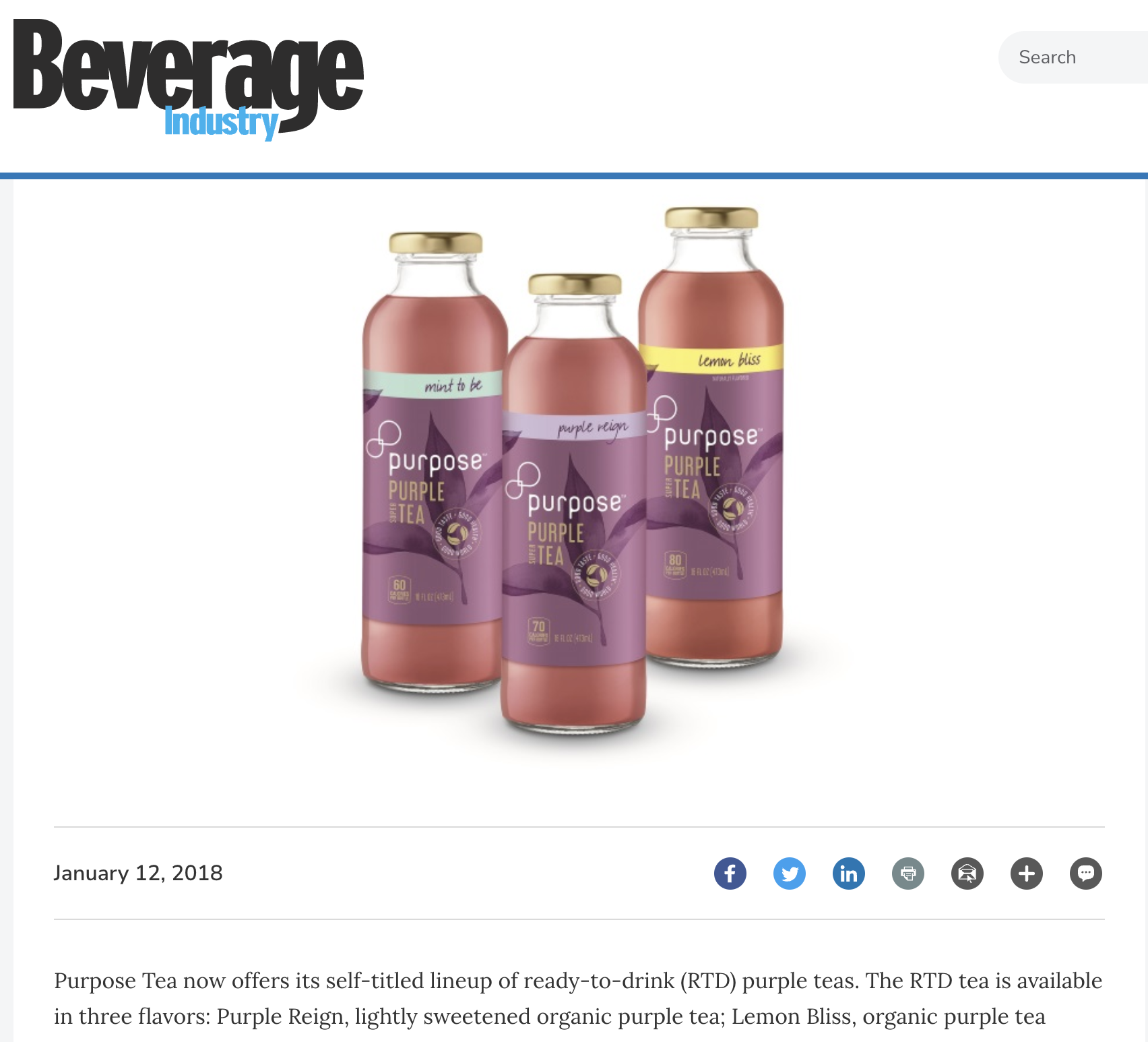 Beverage Industry Ads Cover