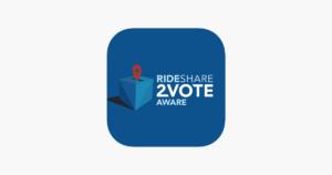 Rideshare2Vote logo on EJP Marketing Co portfolio page